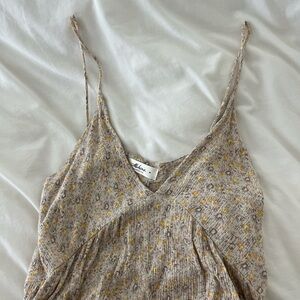 Mahina floral low back slit dress